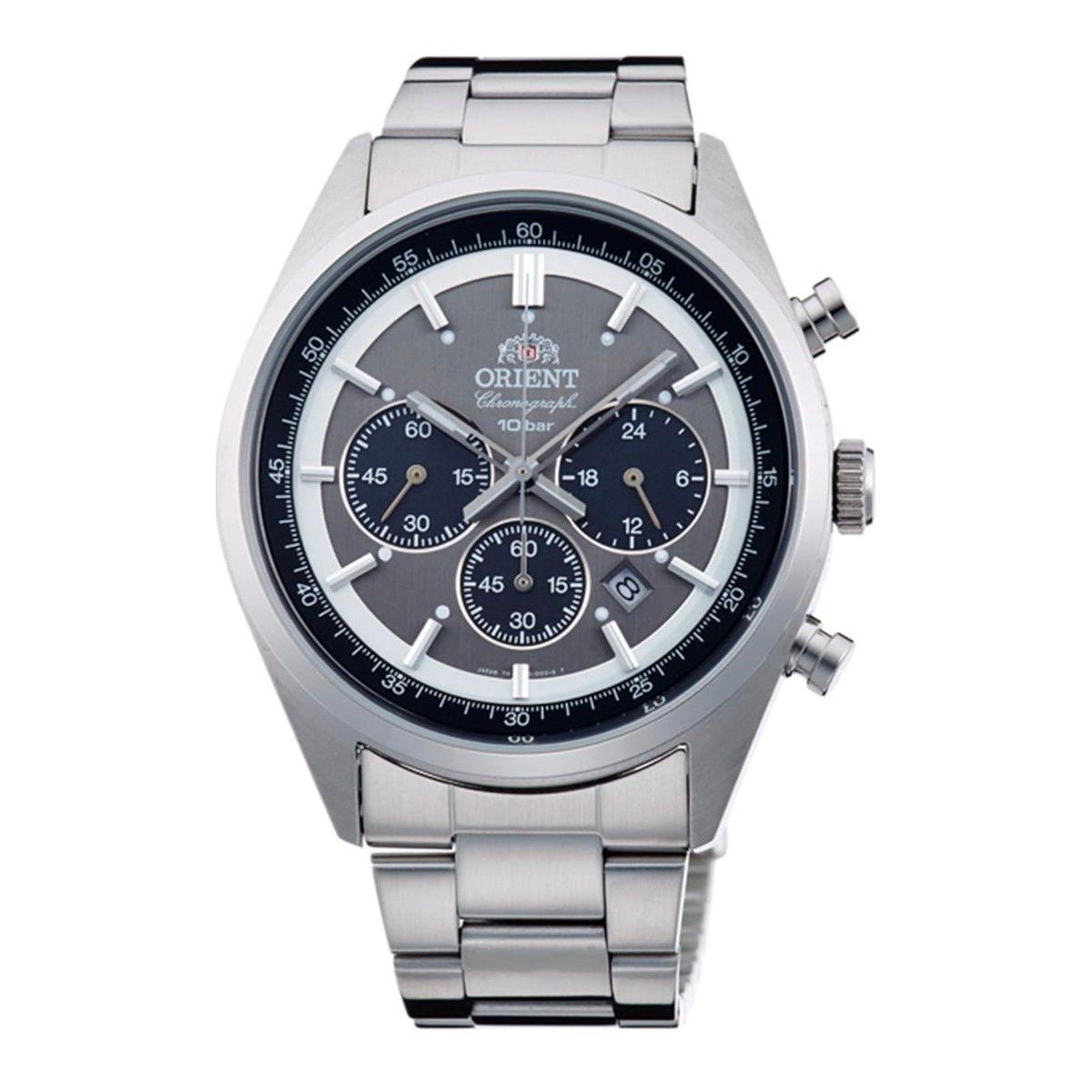 ORIENT Watch Solar-powered Men s Silver Chronograph