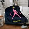 Custom Name Sailor Moon Theme Printed Blanket - Perfect for Couch, Bed, Travel & Outdoor Use | Machine Washable, Cozy & Durable.