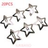 20pcs/lot 3CM Mini Star Hair Clip Kids Glitter Metal Hair Clips Barrettes Hairpins Girls Hair Accessories Headwear Styling Tools