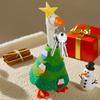 Weather Resistant Christmas Geese Outdoor Decoration For Porch Garden Patios Holiday Thanksgiving Accessory
