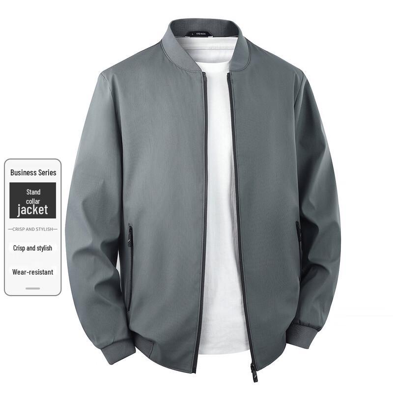 SNOWFLYING Men s Casual Baseball Jacket XL