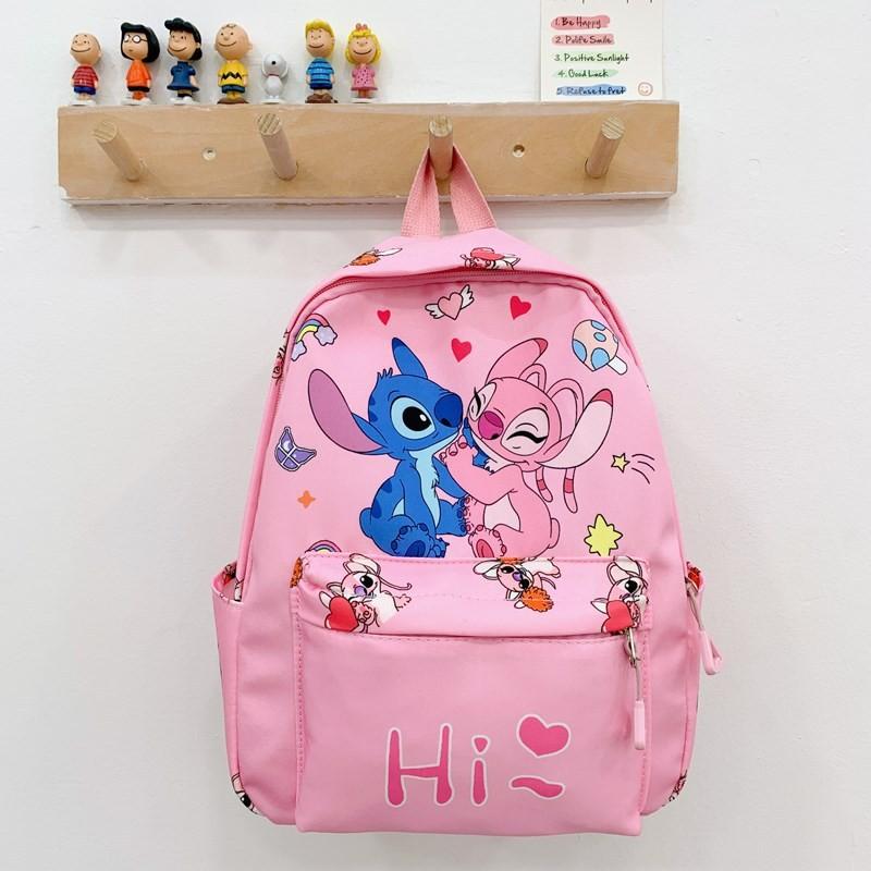 Ice Angel Heart Cream Rainbow Cartoon Printed Backpack Children