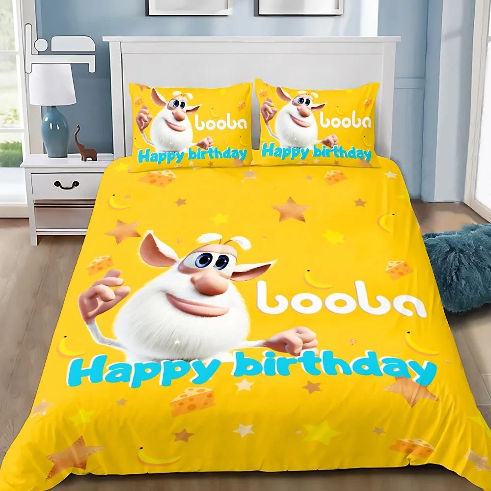 Cute B-Boobas Funny Duvet Cover Pillowcase Children Bedding Set Boys Girls Bedroom Decoration Children Single Double Siz