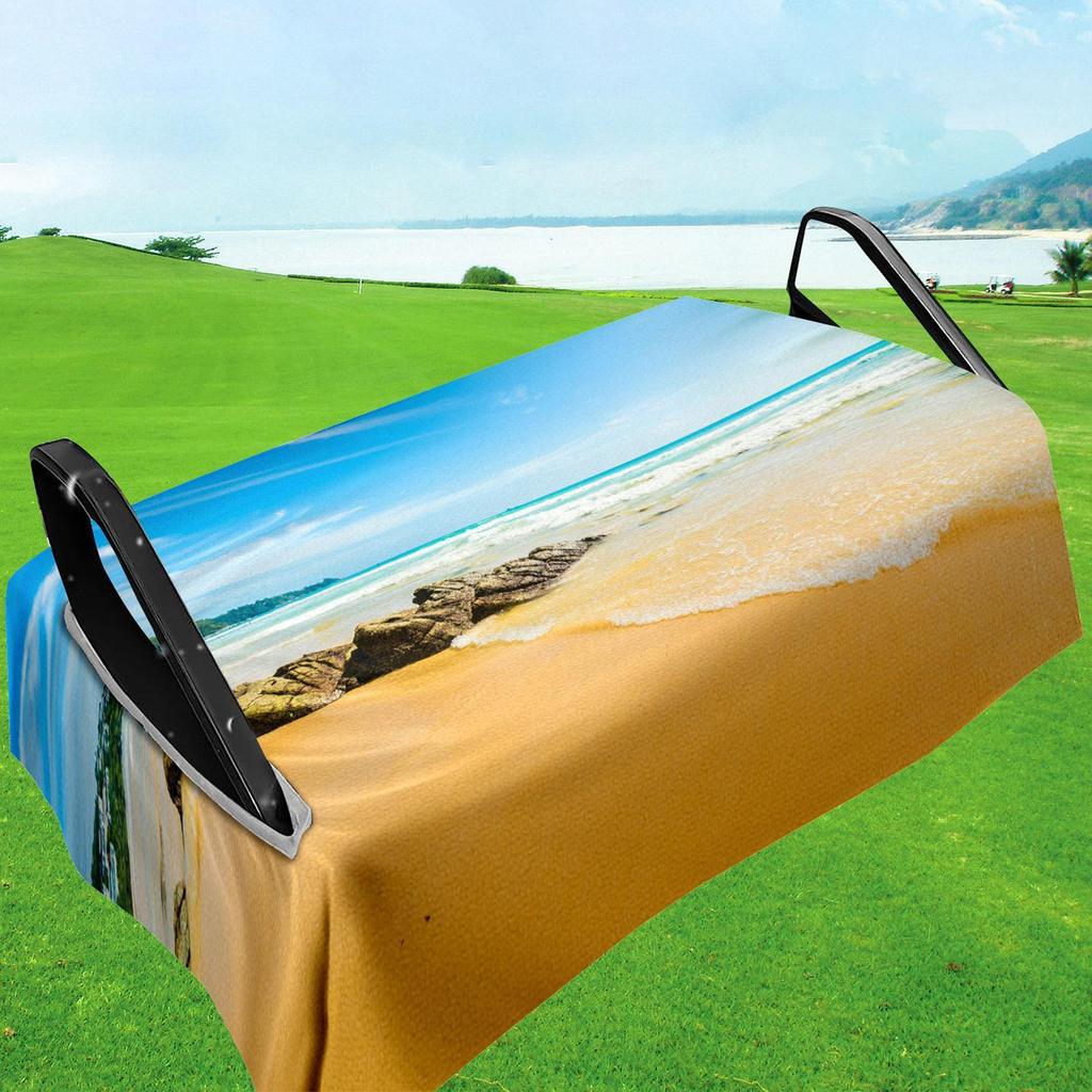 Potah sedadla golfového vozíku Ručník Deka Mikrovlákno Unikátní Lehký Snadno se čistí,