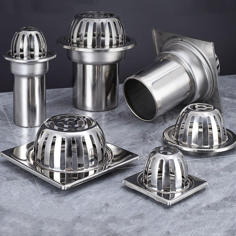 Anti Blocking Roof Floor Drain Drainage Parts Roof Dome Drain Cover  Basements