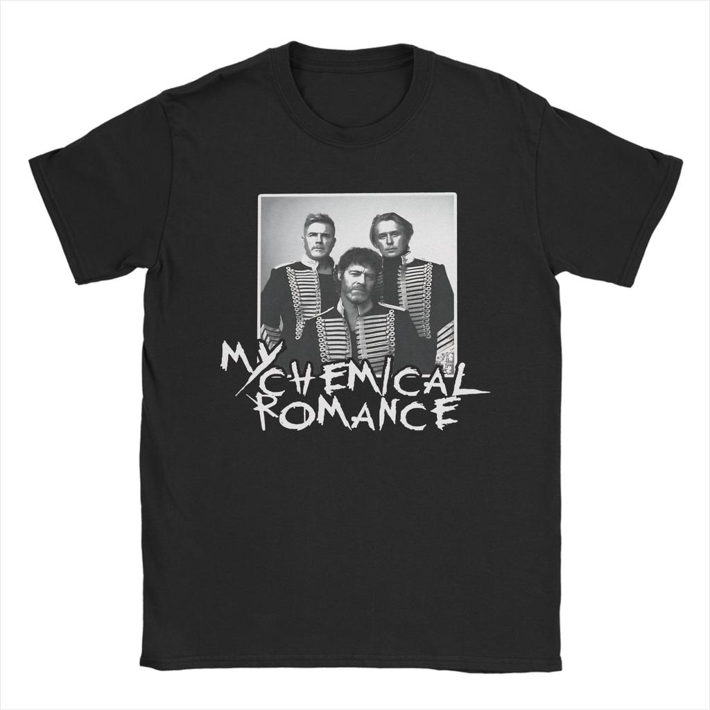 MCR Fanart T Shirt Summer My Chemical RoUnisexce Pure Cotton TShirts For Adult Fashion Casual Tee Shirt ShortSleeved Vintage Tops