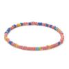 Colorful Beads Anklets Summer Beach Boho Women Elastic Rope Chains Adjustable Ankle Bracelet Beach Jewelry Vacation Accessories