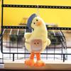 Duck Keyring Smooth Texture Anti-shedding Decoration Tilted Head Duck Doll Keychain Child Gifts