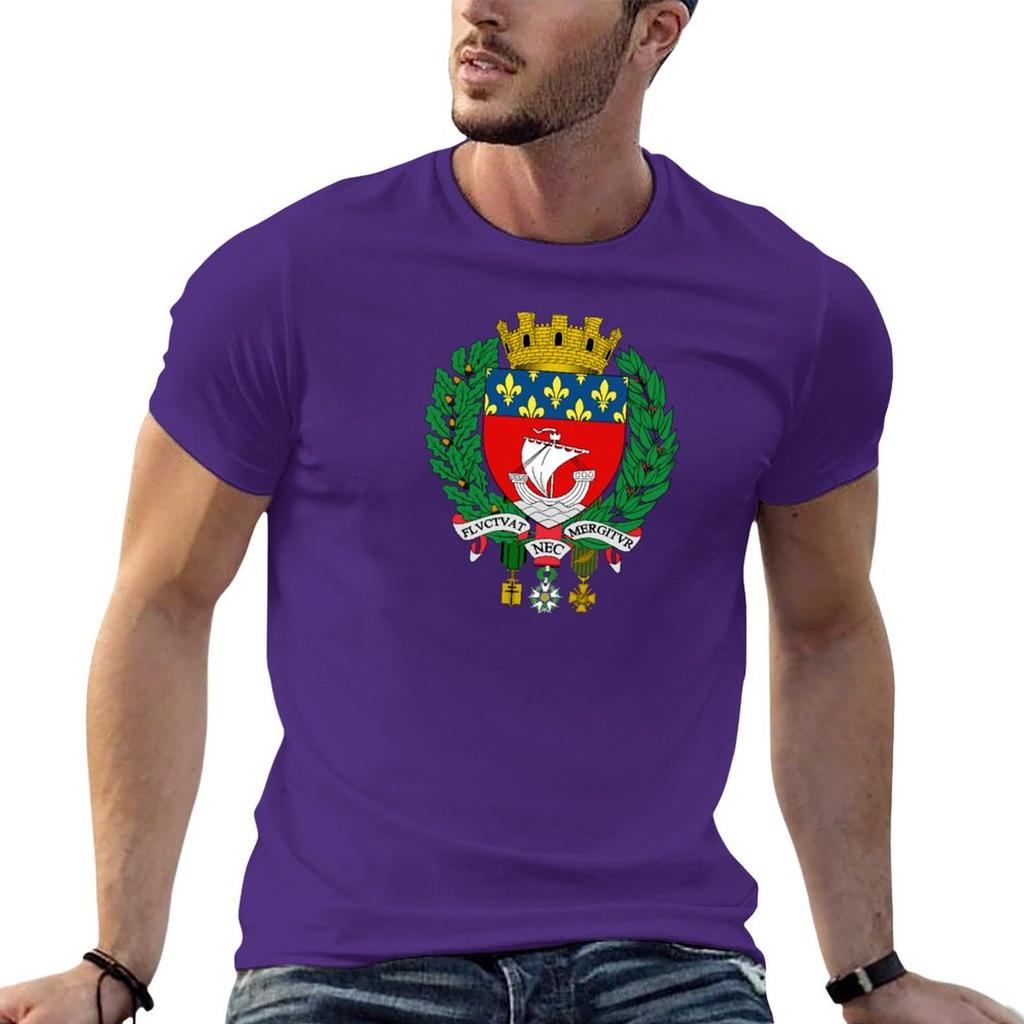 Paris (France) coat of arms T-Shirt graphic t shirt vintage vintage clothes designer shirts mens vintage t shirts