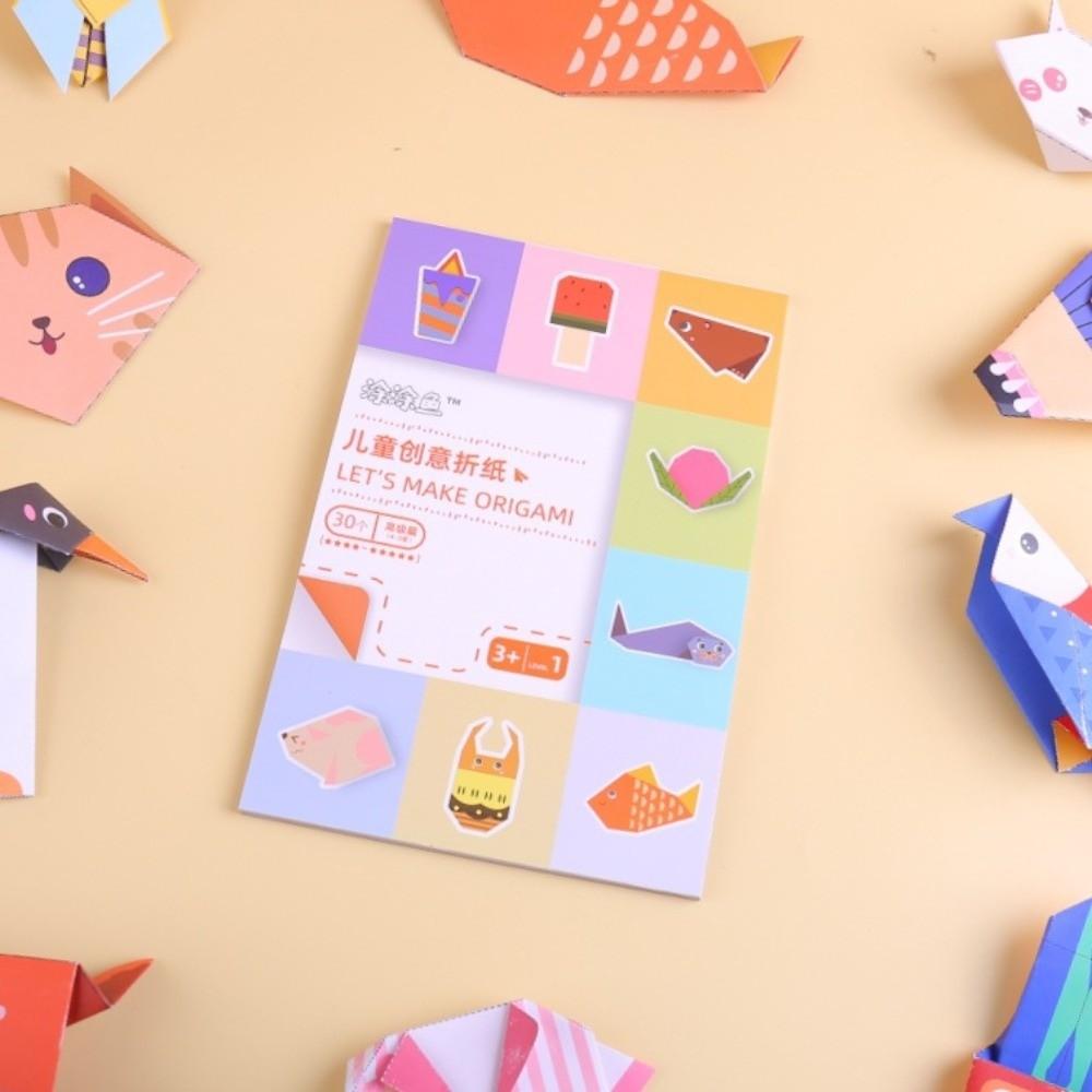 Gåvor Handgjorda DIY Papperskatter Kit Kreativa Kattälskare Origami Papperskatt Skrivbordsdekoration Vik Söta Kattfigurer