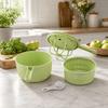 Ergonomic Design Salad Spinner Plastic Vegetable Washing Basket Vegetable Dehydrator  Kitchen