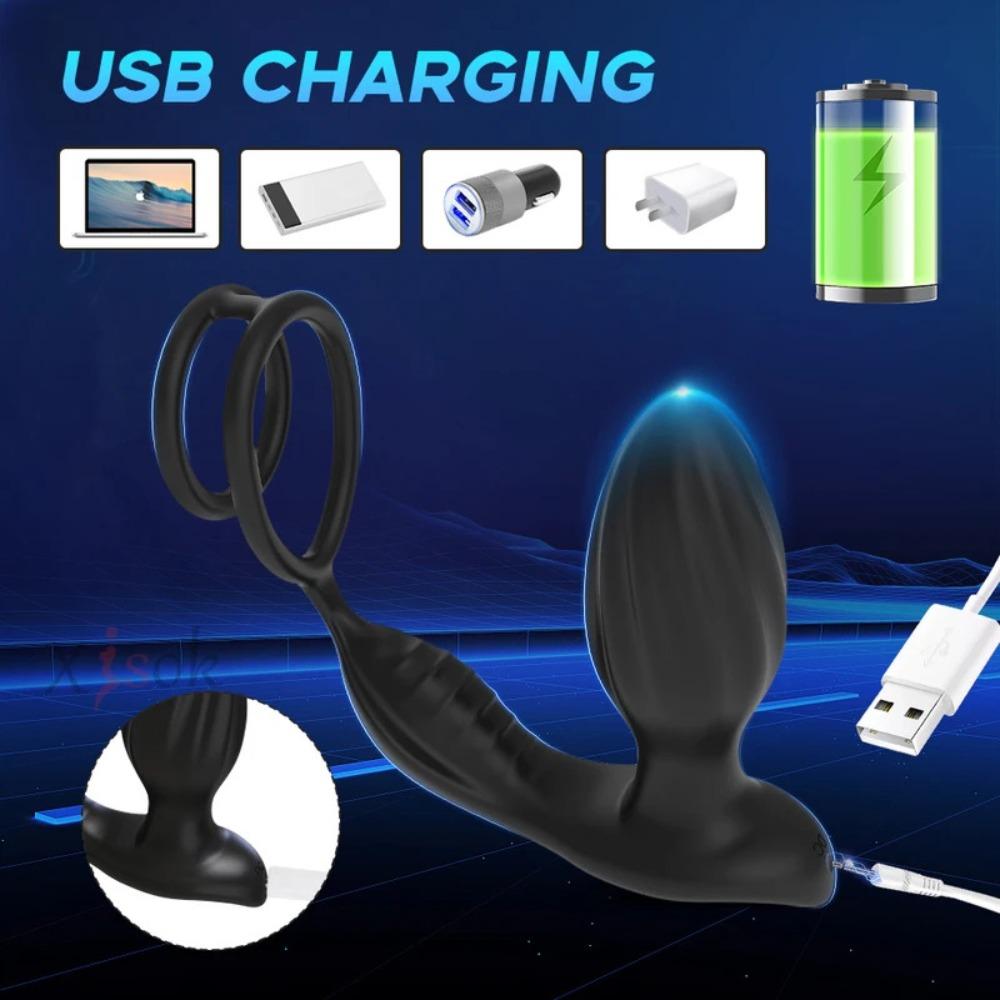 Anal Plug Vibrator Butt Plug G Spot Dildo Vibrator Vaginal Prostate Massager Male Masturbator Sex Toy for Men Women APP Control