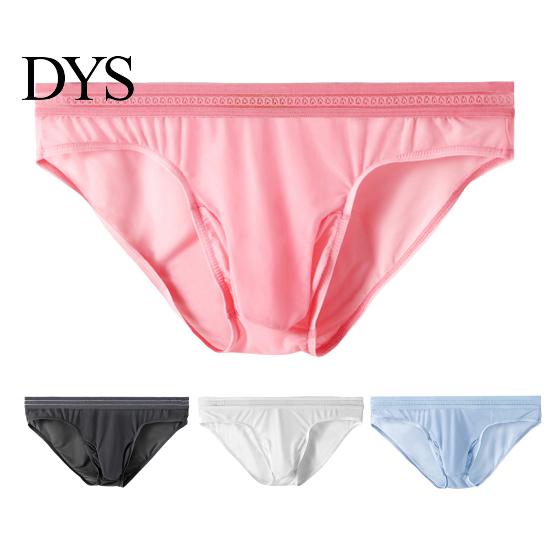 Comfortable Men Briefs Mid-rise High Elasticity Tight Fit Breathable Panties Mesh Stitching Sexy Underwear Solid Color Daily Wear Fine Lines