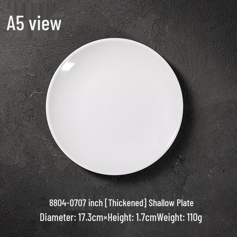 RuHan Melamine Round Dining Plates
