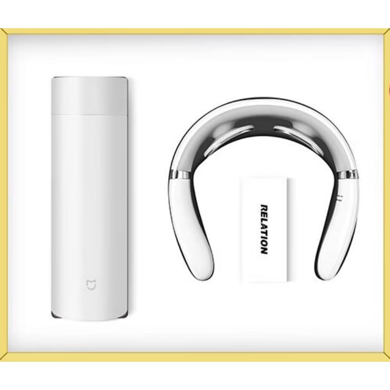 Smart Globe Insulated Bottle & Neck Massager Gift Set