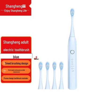 Shangheng Sonic Electric Toothbrush for Adults CN Plug (adapter Included)