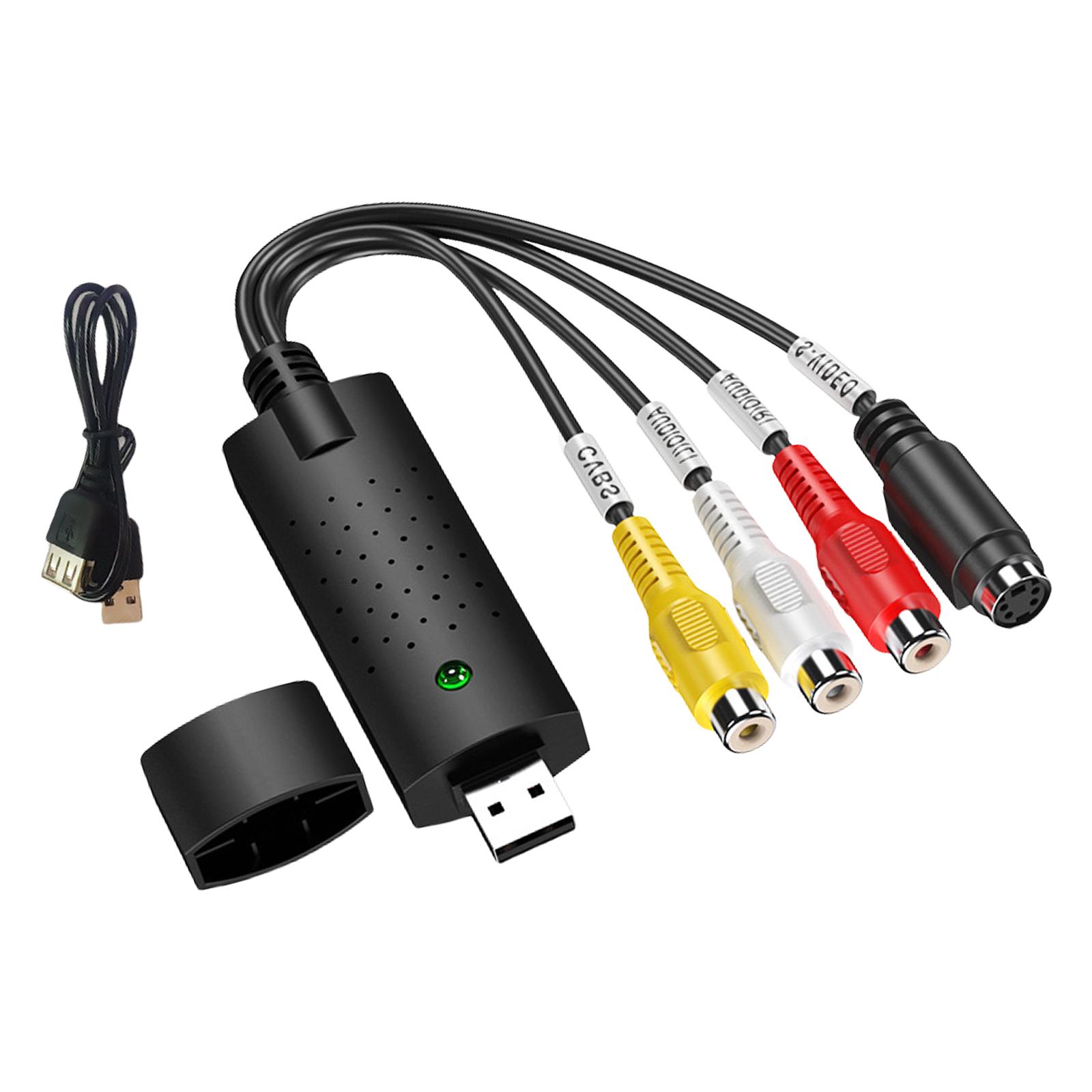 

Portable USB 2.0 Video Adapter Acquisition Card for Converting Analog Signal to Digital with Easy Use Designing 1