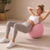25cm Ergonomischer Yogaball Aufblasbarer Fitness-Pilates-Ball Haushalts-Pilates-Trainingsball Damen