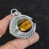 Tigerauge Anhänger Natur Edelstein Anhänger Anständiger Schmuck 925 Sterling Silber Anhänger Handgefertigter Schmuck Brandneuer Anhänger Verlobungsgeschenke