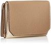 TOPKAPI Lean Two-Tone Leather Tri-Fold Wallet