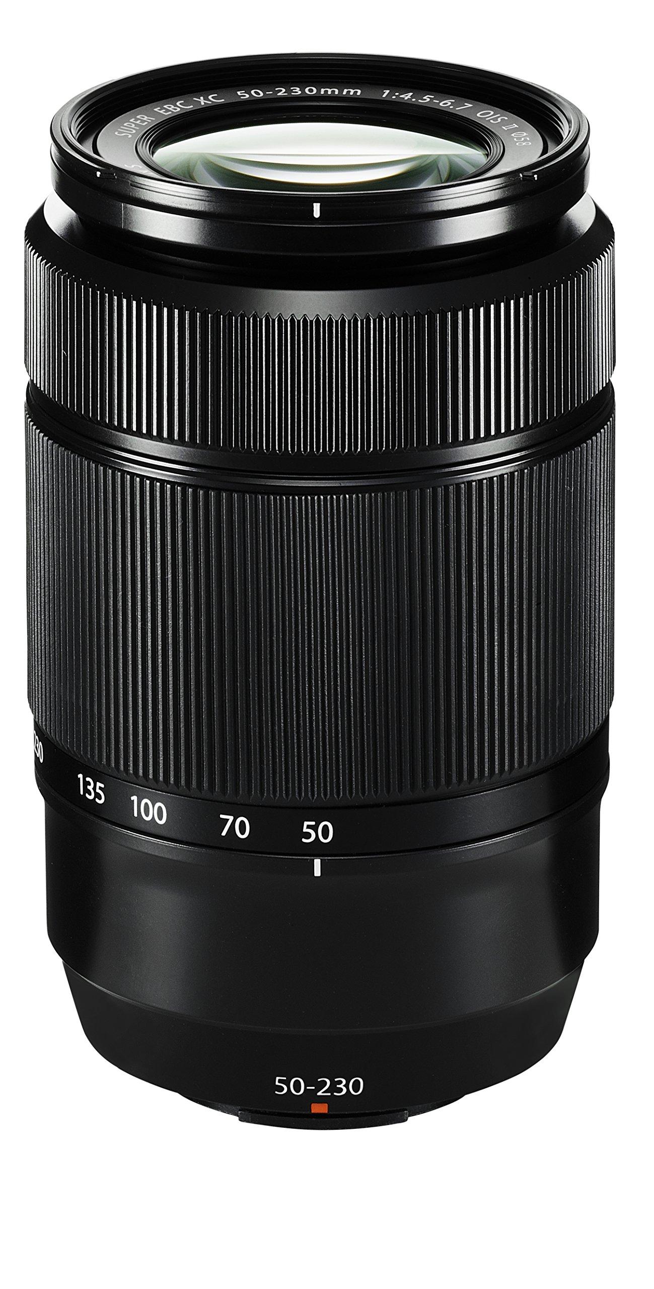

FUJIFILM X Interchangeable Lens Fujinon Zoom Telephoto Compact Image Stabilizer Aperture Ring Black F OIS II Black XC50-230mm XC50-230MMF4.5-6.7 чорний