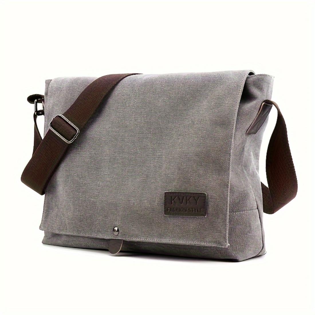 Men Minimalist Classic Textured Crossbody Bag