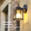 Modern Nordic Style Outdoor Waterproof Wall Mounted Lamps Iron Base with Aluminum Body Lampshade LED Light Source for Gates