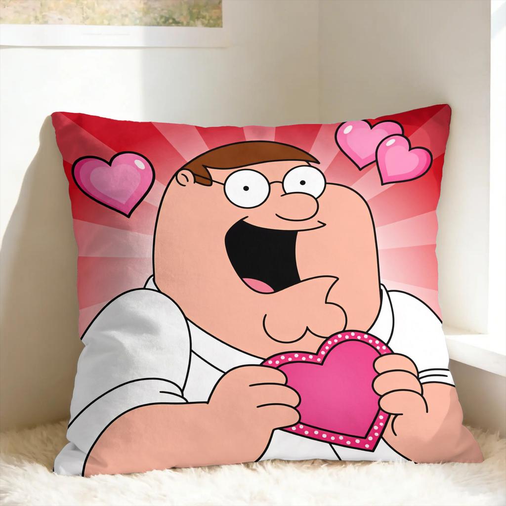 Pillow Cover F-Family Funny Guys Morden Pillow Case For Sofa Home Decor Pillowcases