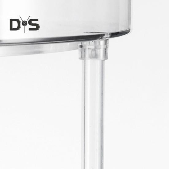 Storage Turntable 360° Rotating Storage Tray Organizer Transparent Round Storage Box for Kitchen Bathroom Cabinet