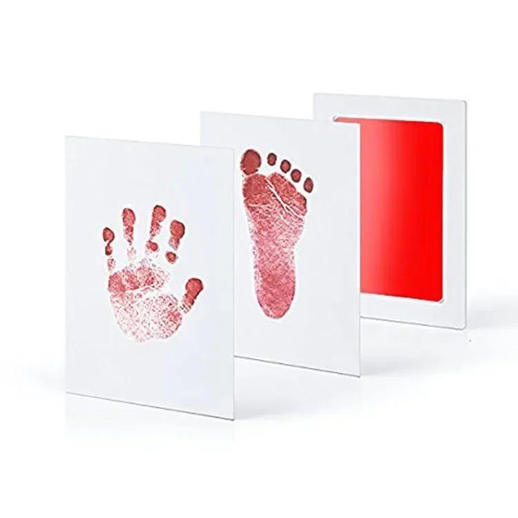 Newborn Baby Hand Foot Print DIY Photo Frame With Mold Clay Imprint Kit Non-toxic Baby Souvenirs Milestone Decor Gifts