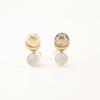 Rainbow Moonstone  Gemstone 925 Sterling Silver Jewelry Handmade Earrings 0.8" EE-141-21