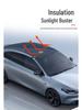 Leapmotor C01 Front & Rear Sunroof Two-Piece Silver-Coated Heat Insulation Sunshade Mesh