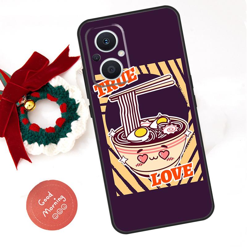Eating Ramen Noodle Lovers Funda For OPPO Reno 13 F 14 10 11 12 Pro 12F 11F 14F 7 8 Lite OPPO Find X9 X8 X6 X5 Pro Case