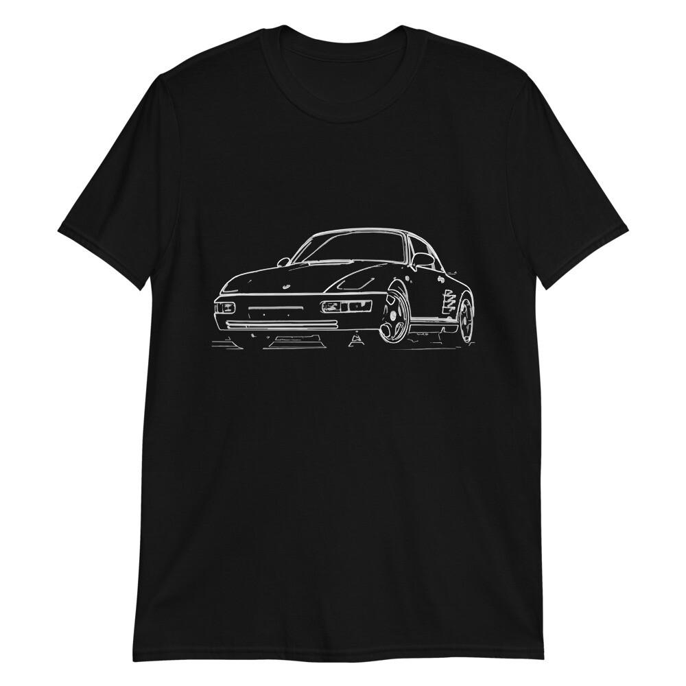 Vintage European Sports Car Collector Owner Gift Short-Sleeve Unisex T-Shirt XXL