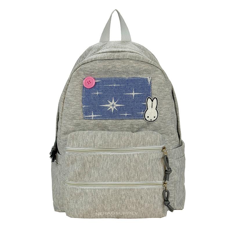Schoolbag Japanese plaid student schoolbag niche ins style retro versatile cute high school student large capacity backpack