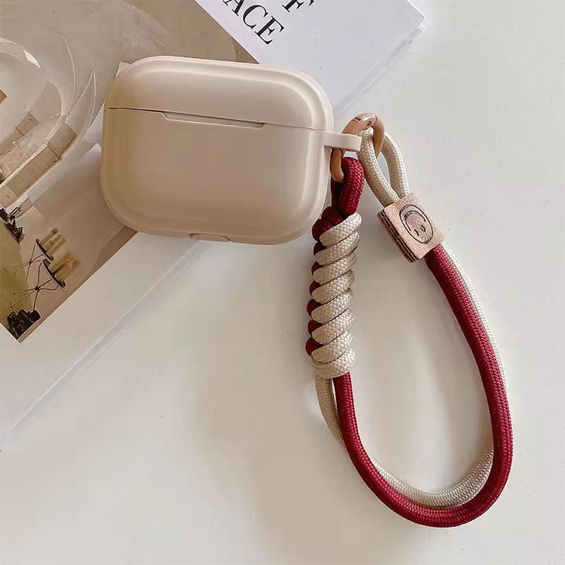 Airpods 4 Case Bluetooth Earbuds Protective Cover For Apple Pro 3 Airpods 3 Pro2 Pro 2 Funda Soft Silicone with Smile Hand Strap