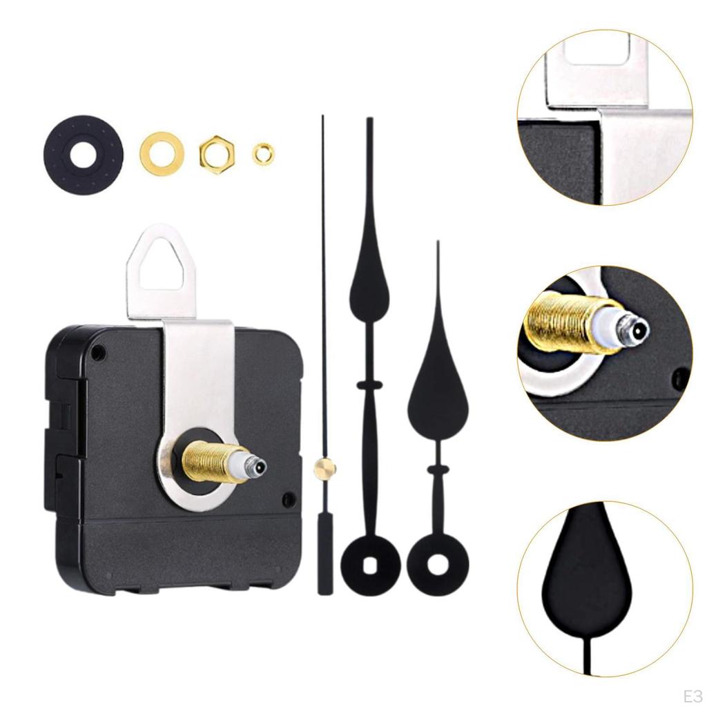 Clock Mechanism Set for Wall Clocks with Utility Parts