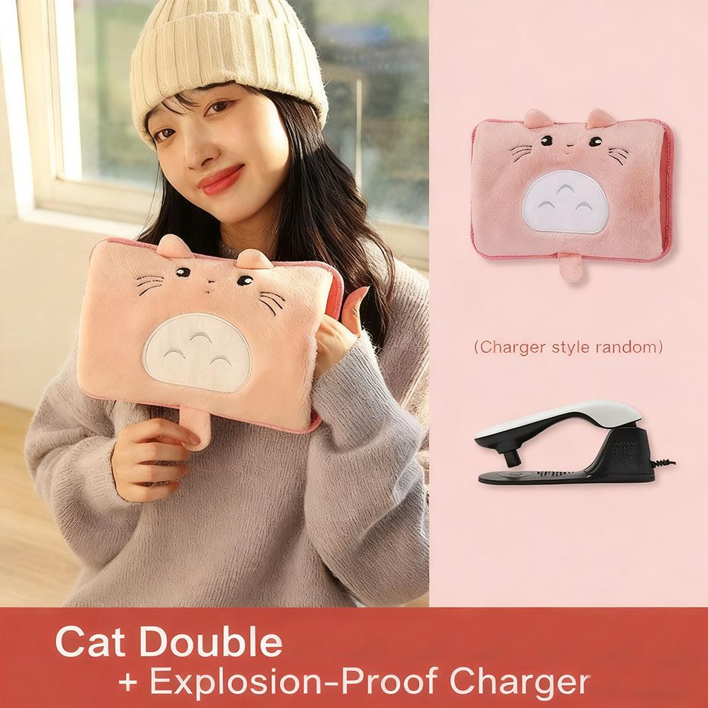 Winter Hot Water Bag Cute Hand Warmer For Women Stomach Warmer For Babies Rechargeable Hot Water Bag Hand Warmer Cover Cloth