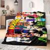 Dragon Ball Z Print Blanket Warm Comfortable Flannel Blanket Suitable for Bedrooms,Sofas, Beds,Chairs,Travel -QIAO18