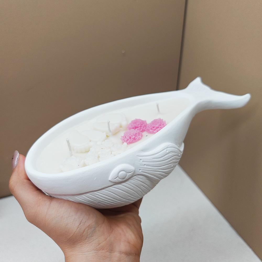 Großer Blauwal Sukkulenten Pflanze Blumentopf Harz Silikonform Meeresschildkröte Robbe Kerzenbecher Aufbewahrungsbox Beton Gipsform