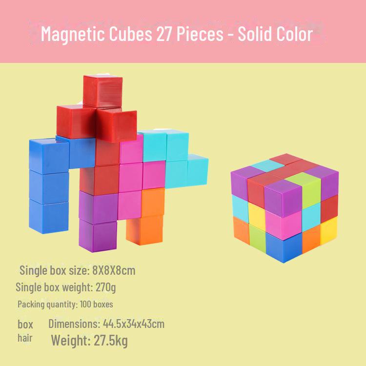 Magnetic Cube Puzzle Blocks: Cross-Border Teaching Aids for Kids