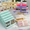 Colorful Nail Art Display Holder Storage Box for Transfer Paper Organizer for Nail Foil Stickers Suitable for Home and Salon Use