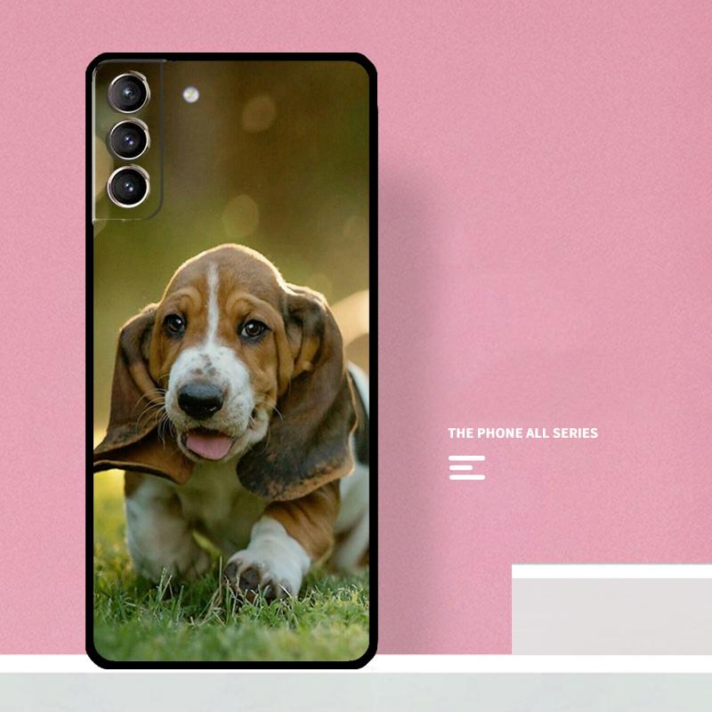 Basset Hound Dog Phone Case For Samsung Galaxy S25 S26 Ultra S20 S21 S22 S23 S24 S10 Plus S25 FE Cover Coque