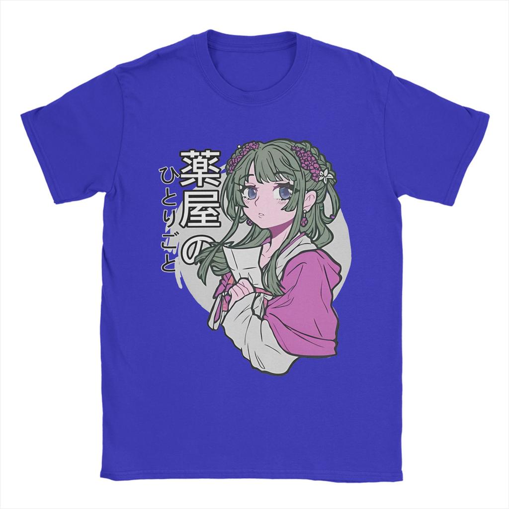 Maomao Anime T-Shirt Men Women The Apothecary Diaries Novelty 100% Cotton Tees Crewneck Short Sleeve T Shirts Summer Tops