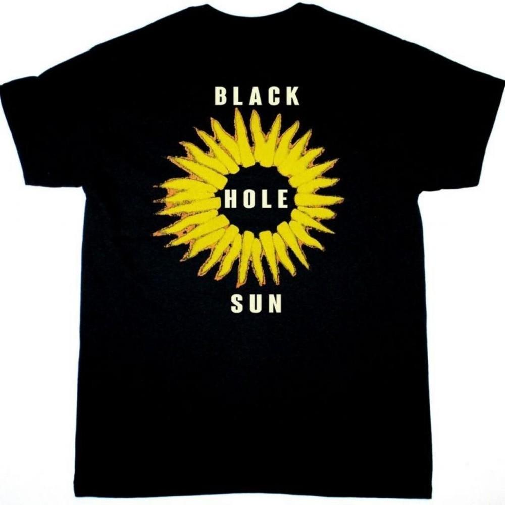 Vtg Soundgarden Black Hole Sun Cotton Black All Size Unisex Shirt BL313 Unisex T-Shirt S