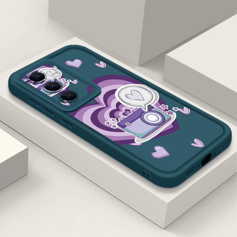 Love Hearts Print Case For Samsung A57 A37 A27 A17 S26 Ultra S25 FE A56 A36 A26 A16 A55 A35 A25 A15 A54 5G S21 S22 S23 S24 Plus Shockproof Cover