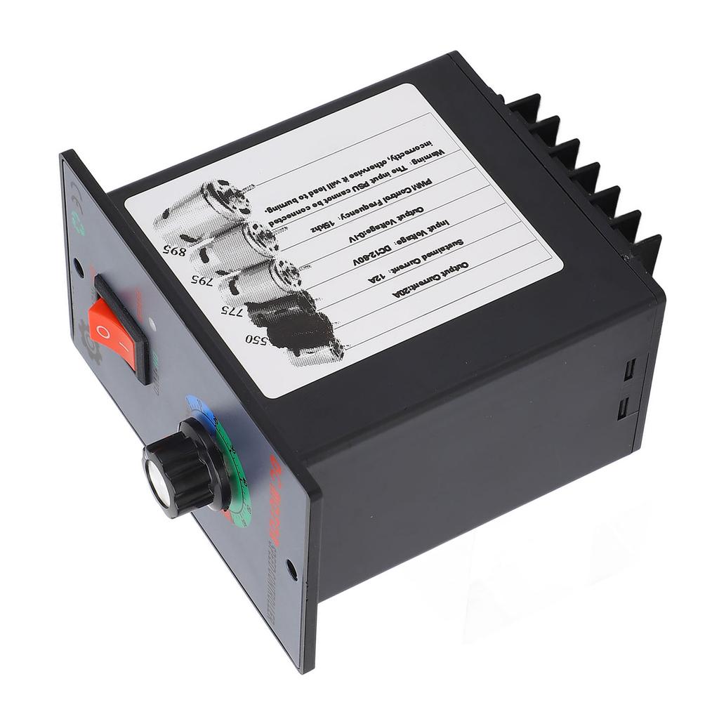 Direct Current Motor Speed Controller 12‑60V 20A Variable Output Control Switch for 550 775 795 895