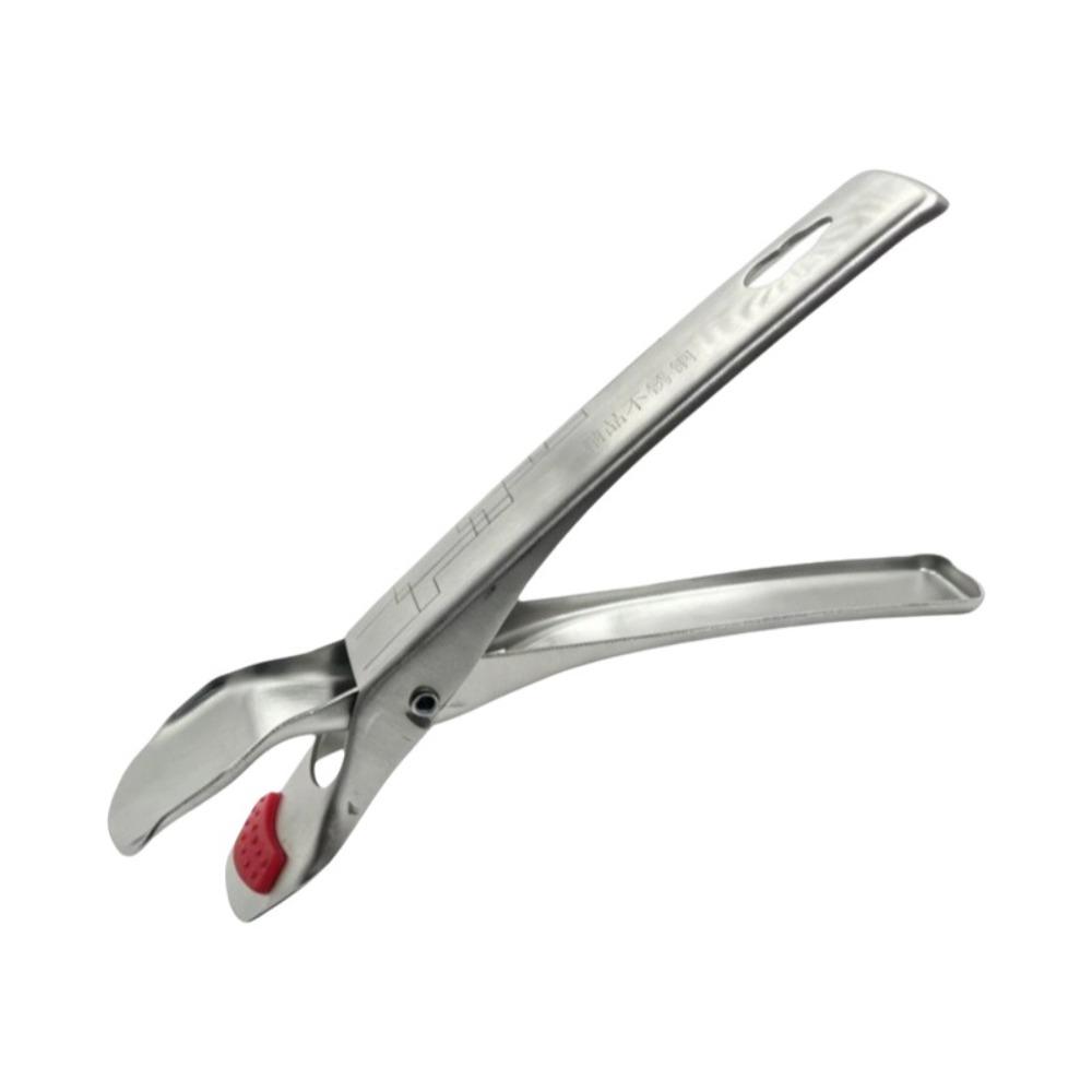 Non Slip Stainless Steel Dish Clips Ergonomic Handle Hot Plate Holder Bowl Clips Oven серебряный