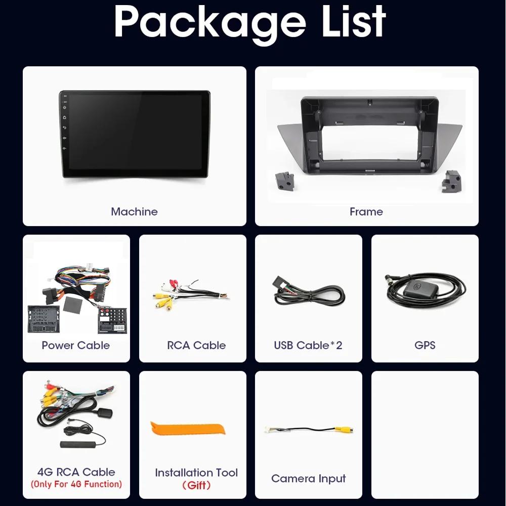 For BMW X1 E84 2009-2012 Android Car Radio Multimedia Video Player Navigation GPS Carplay Intelligent Touch Screen Auto Stereo