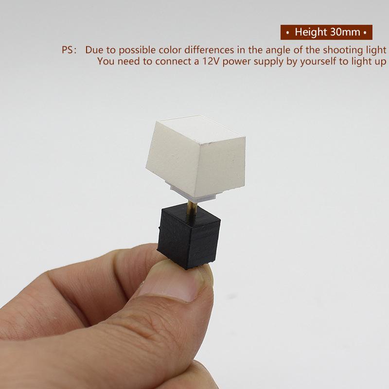 Miniature Desk Lamp Study Model Dollhouse Furniture Decoration Micro Scene Light Ornament 1:12 Dollhouse Pretend Play Toys
